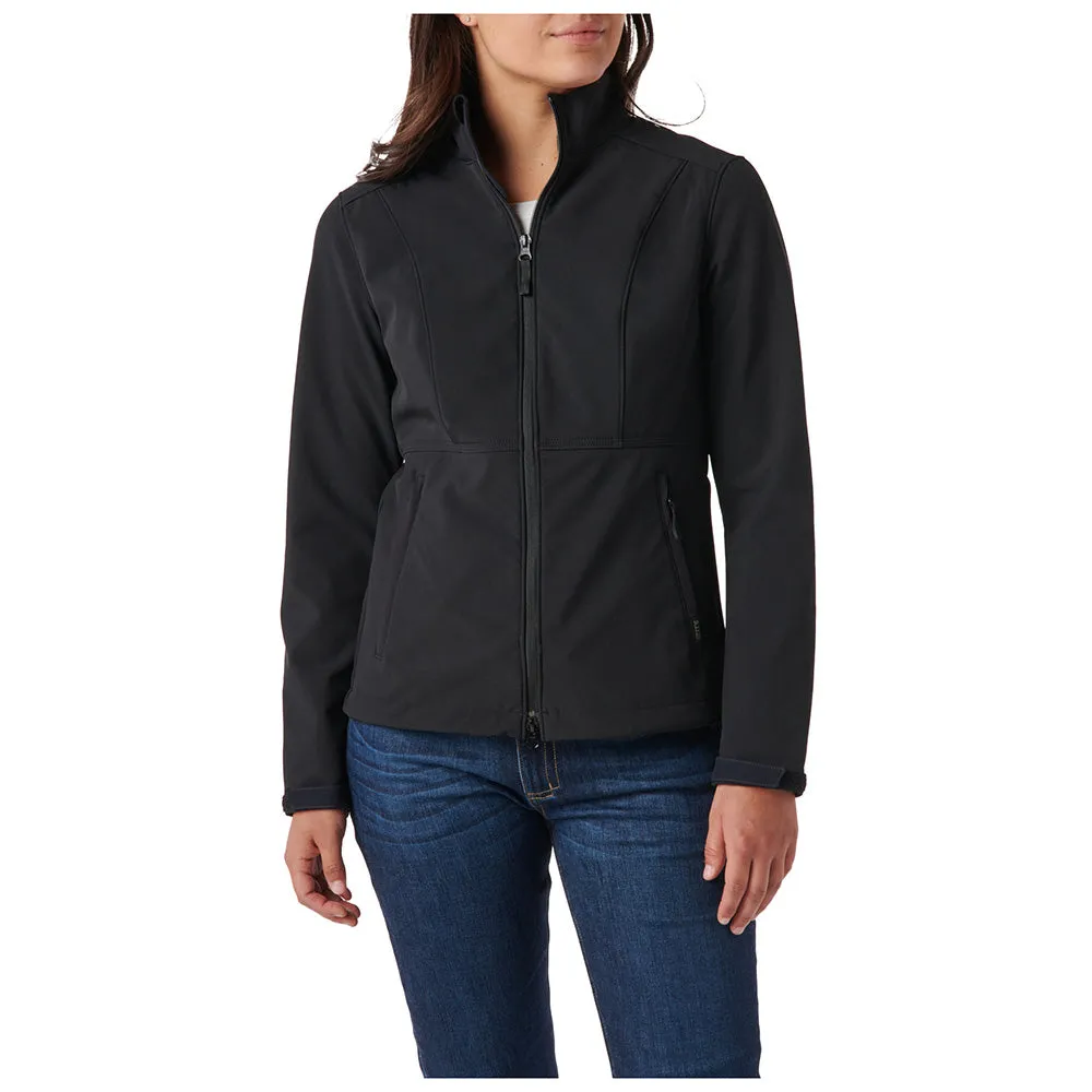 38084-019 CHAMARRA LEONE SOFTSHELL NEGRO MARCA 5.11 TACTICAL