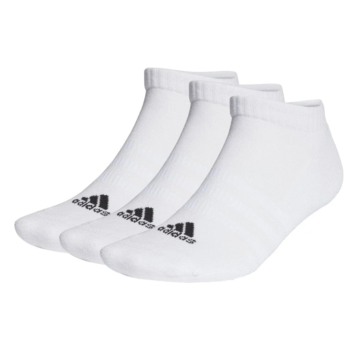 ADIDAS CUSHIONED LOW-CUT SOCKS WHITE 3 PAIRS