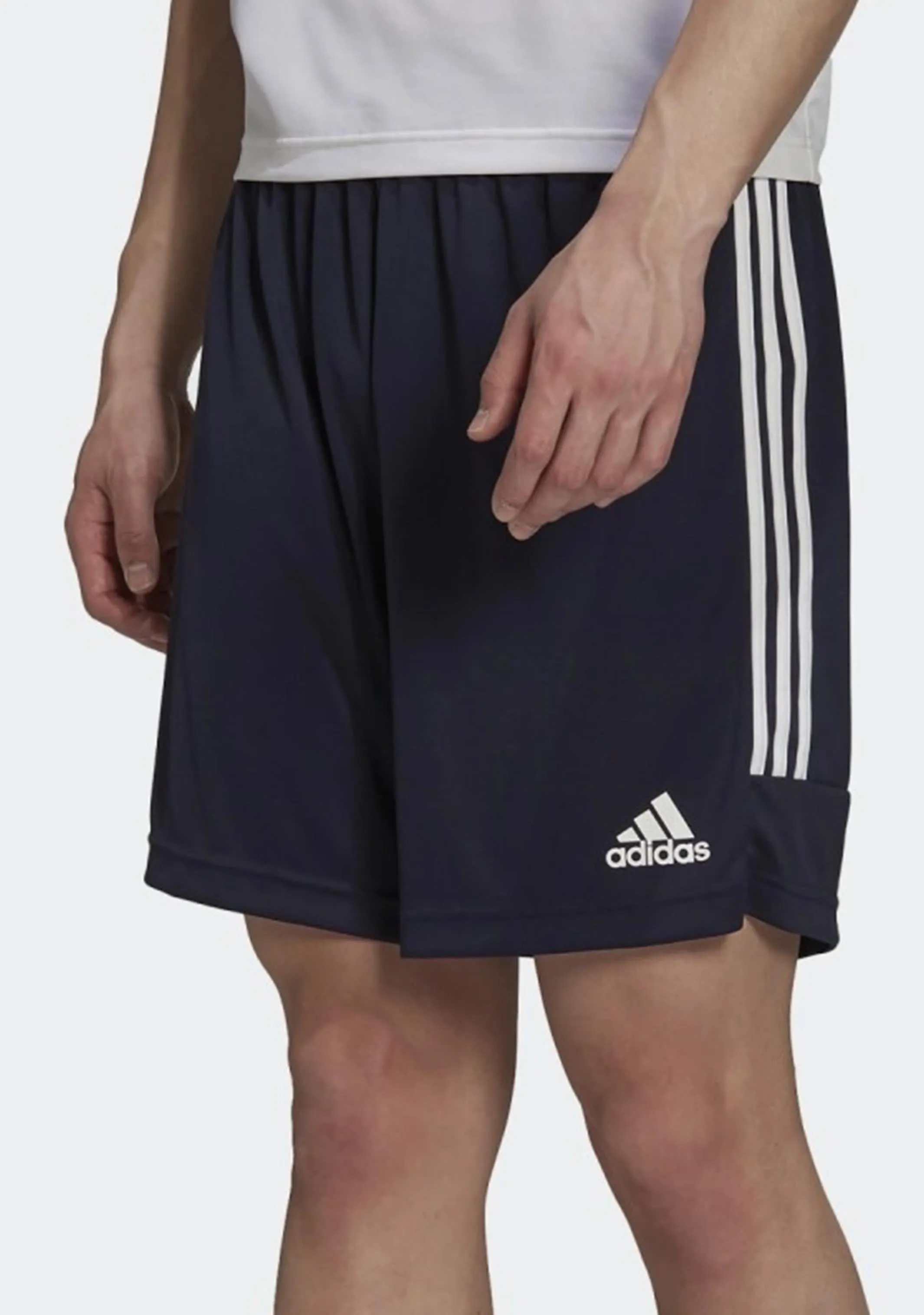 Adidas Mens Aeroready Sereno Cut 3-Stripes Shorts Navy  H28921