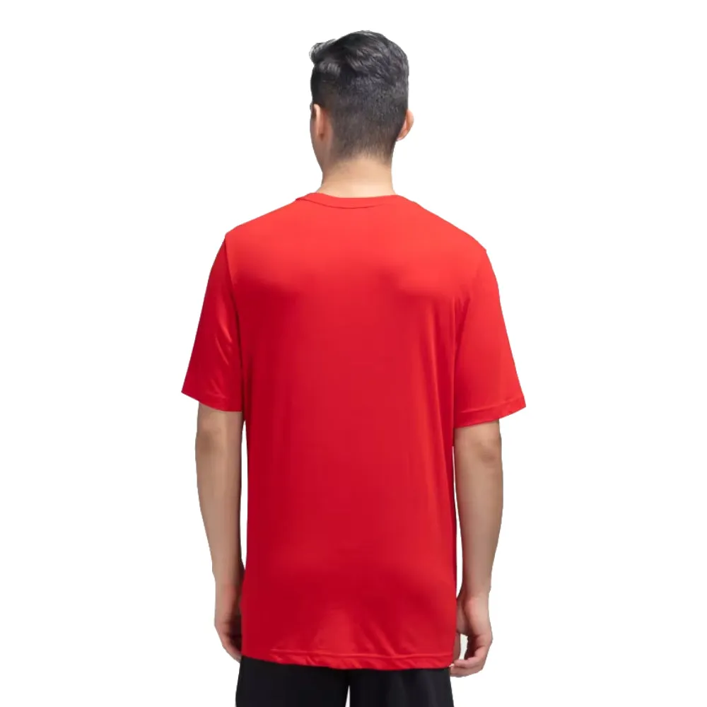 Adidas Men's Inspired Short Sleeve Tee (Better Scarlet)