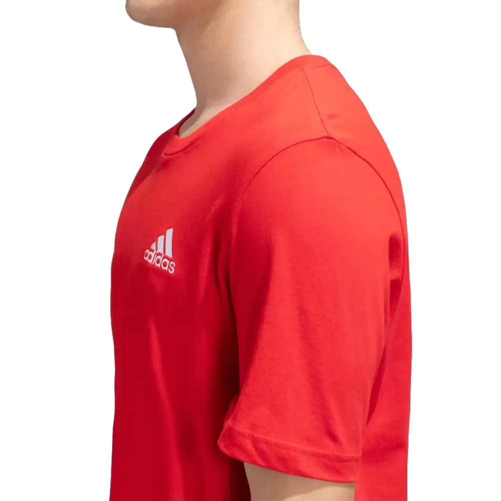 Adidas Men's Inspired Short Sleeve Tee (Better Scarlet)