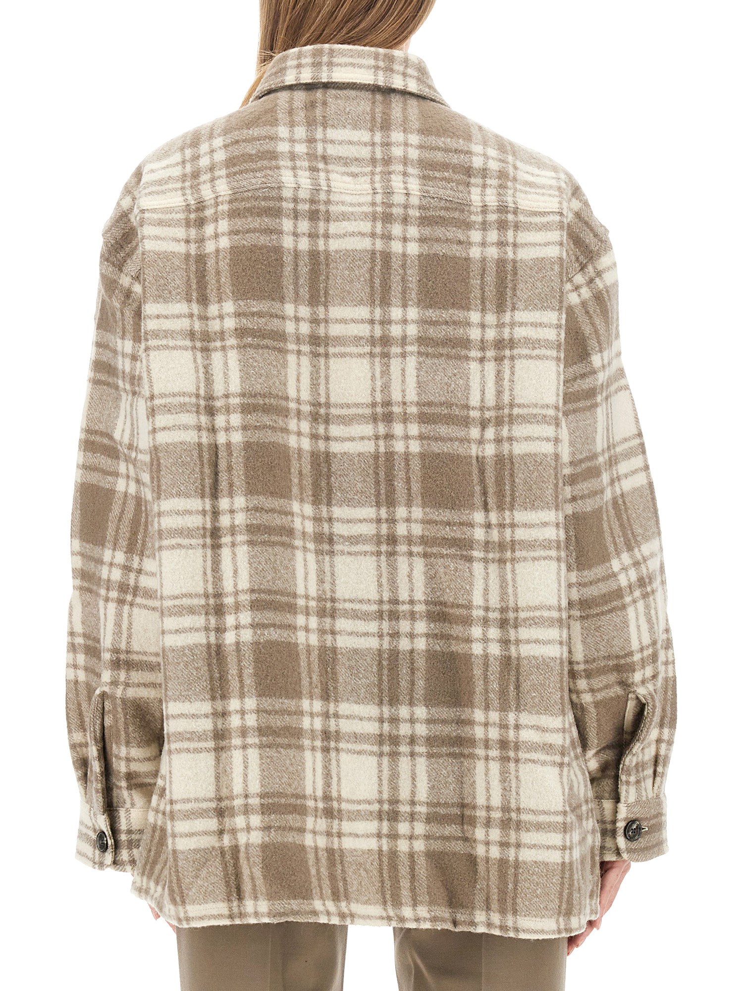 AMI PARIS    OVERSIZED WOOL SHIRT