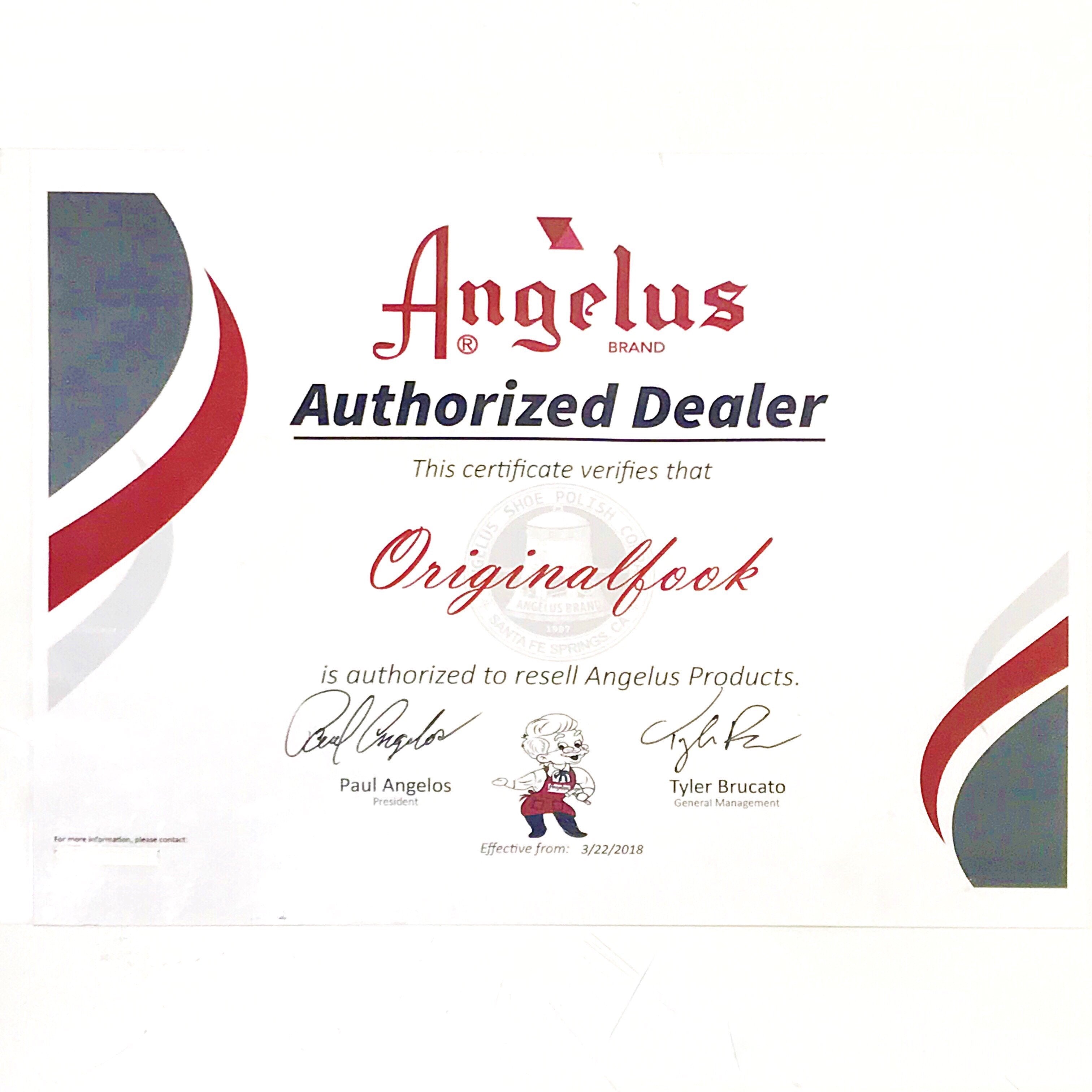 Angelus Sole & Heel Enamel Black 3oz