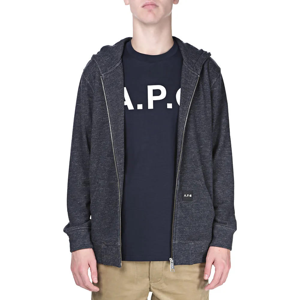 A.P.C. x Carhartt Wool HoodyAnthracite