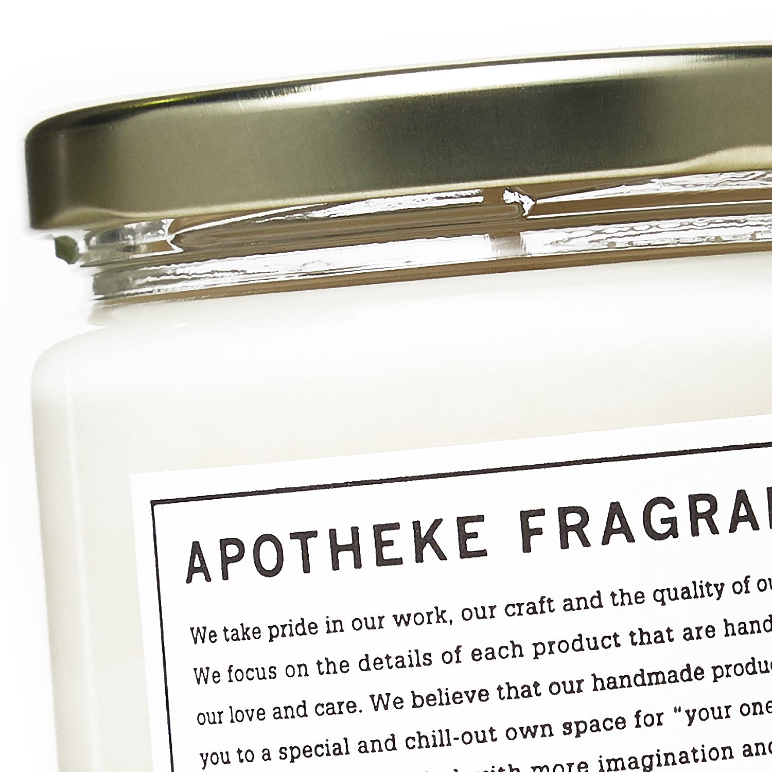 Apotheke Fragrance Glass Jar Candle 