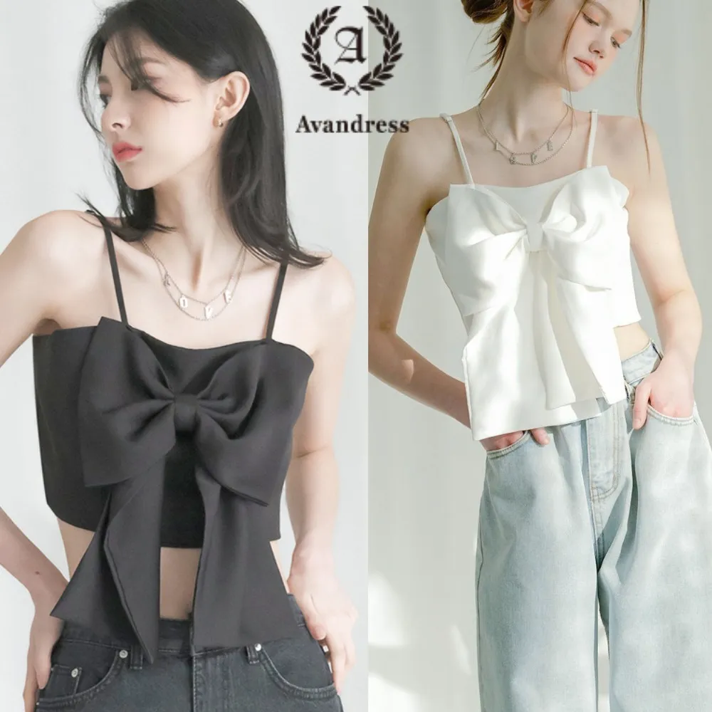 AVANDRESS  |Casual Style Sleeveless Street Style Plain Elegant Style