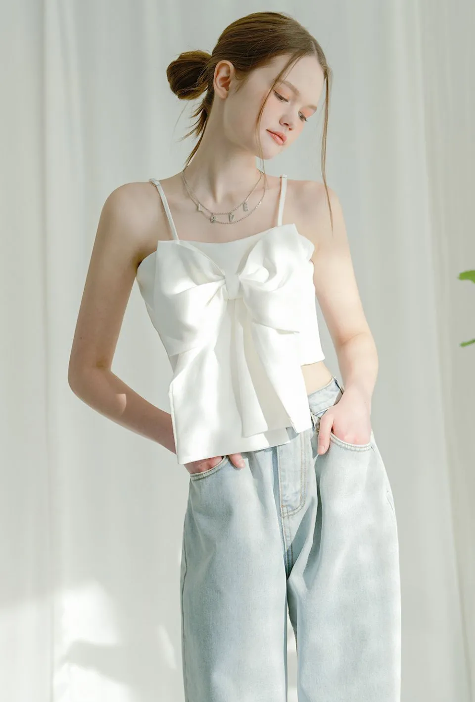 AVANDRESS  |Casual Style Sleeveless Street Style Plain Elegant Style