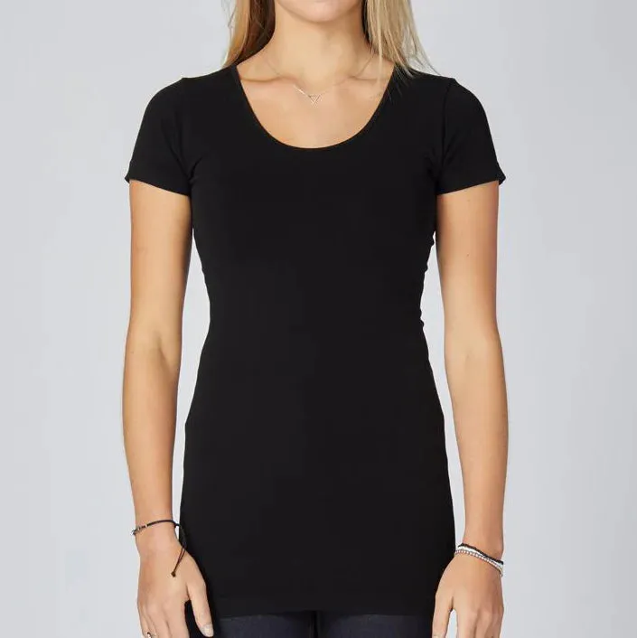 Bamboo Scoop Neck Top C'est Moi