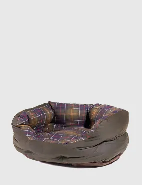 Barbour Wax Dog Bed 24 - Olive Green