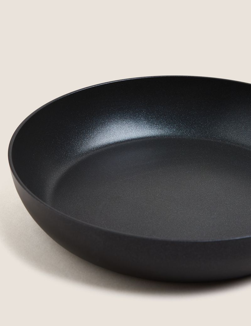 Black Aluminium 24cm Medium Non-Stick Frying Pan