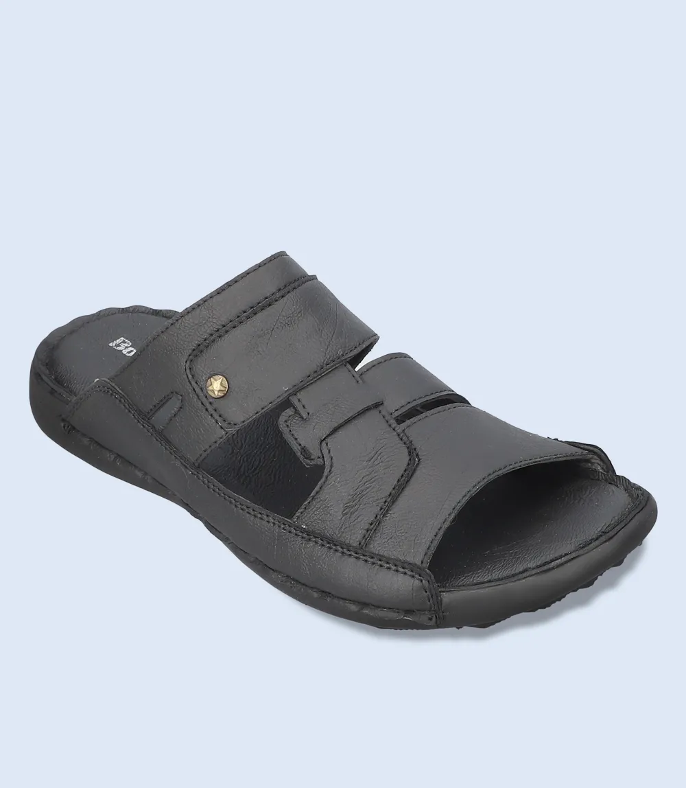 BM5496-BLACK-Men Casual Slipper