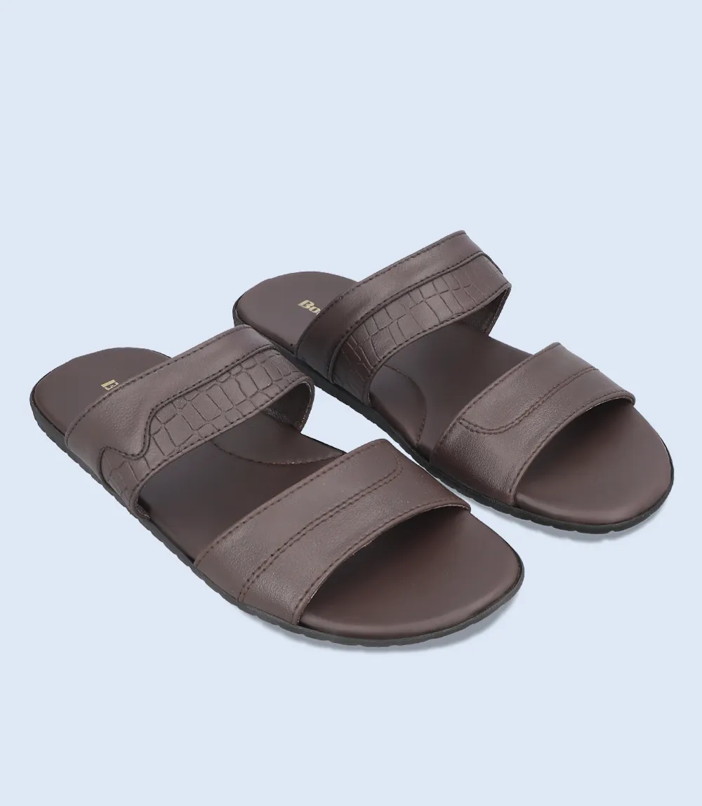 BM5634-BROWN-Men Casual Slipper