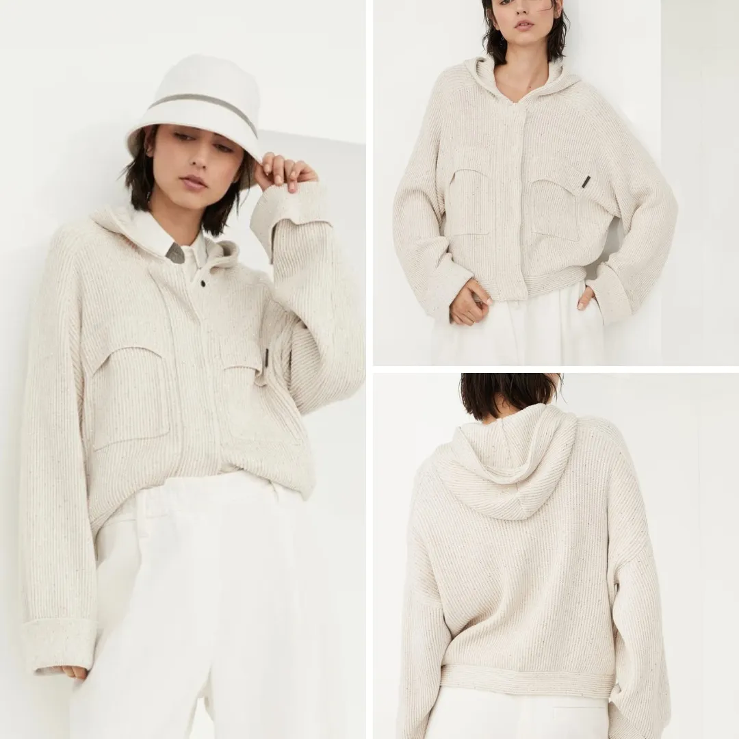 BRUNELLO CUCINELLI  |Casual Style Blended Fabrics Long Sleeves Plain Cardigans