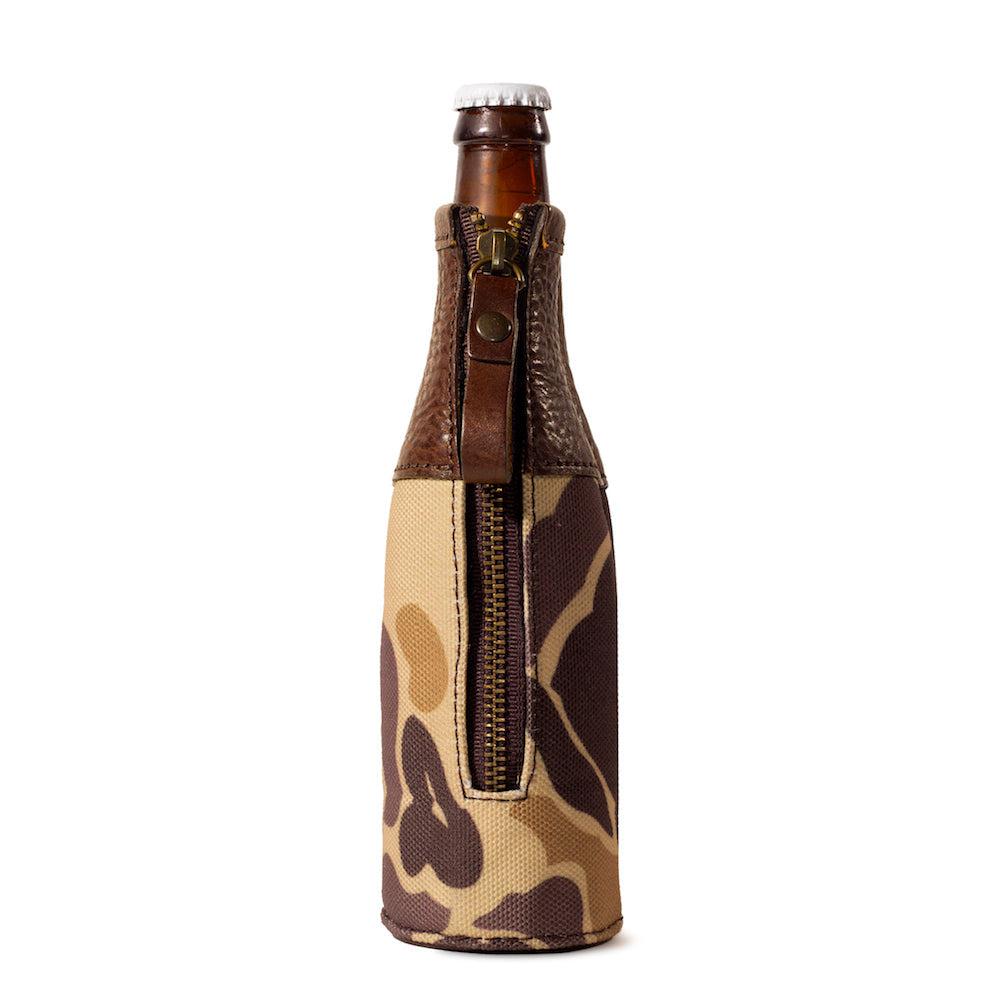 Campaign Leather Bottle Koozie