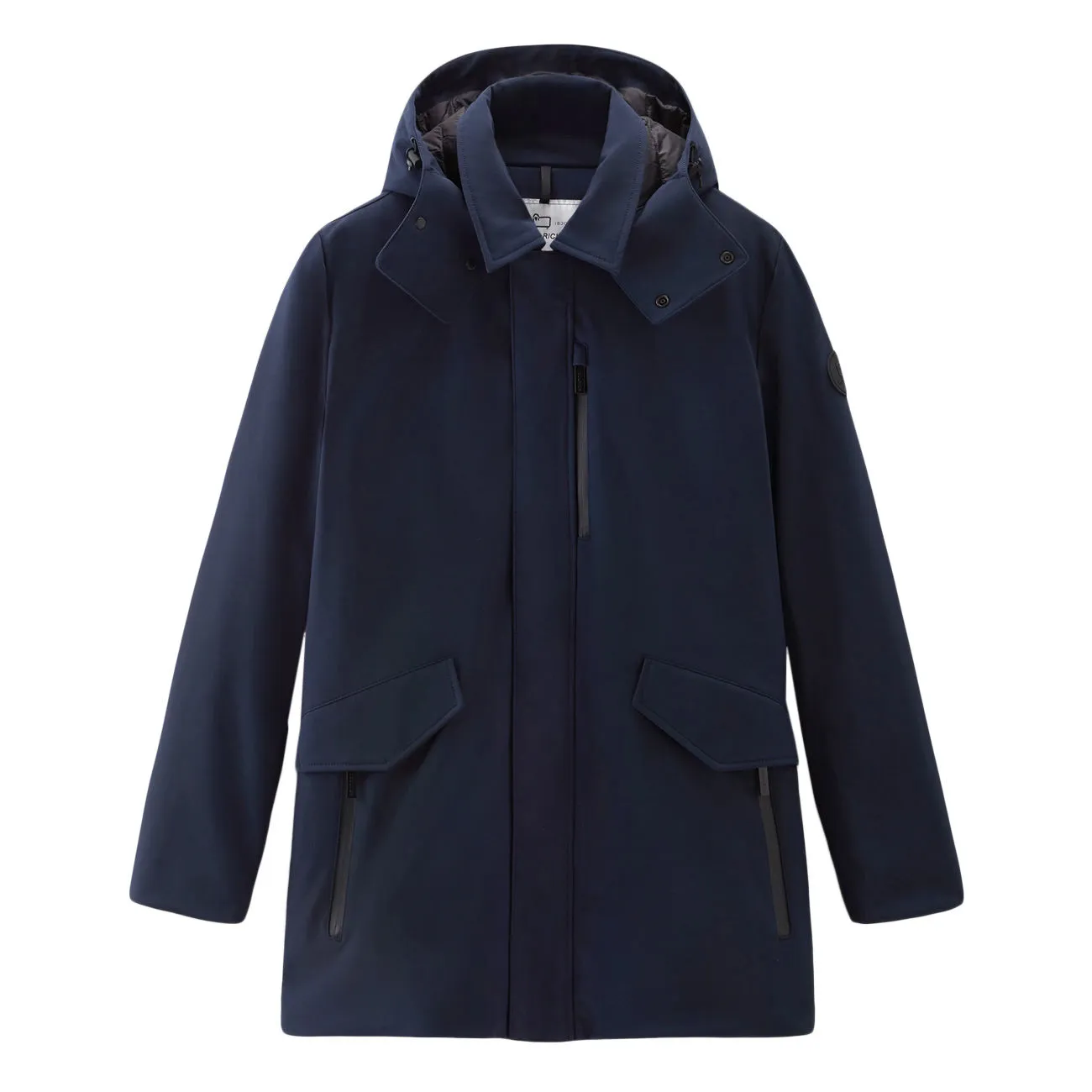 Cappotto Barrow Mac in Tech Softshell Uomo Melton Blue