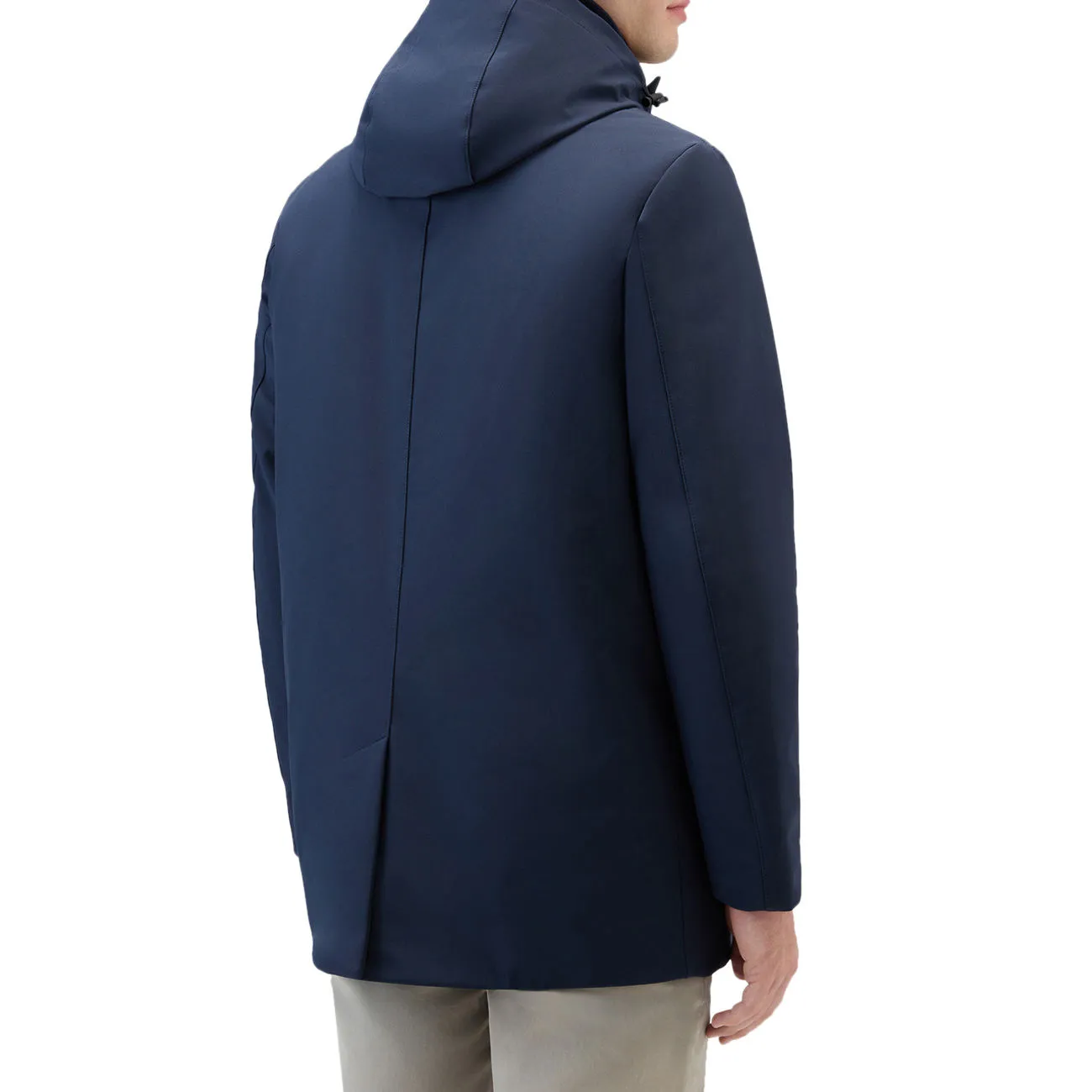 Cappotto Barrow Mac in Tech Softshell Uomo Melton Blue