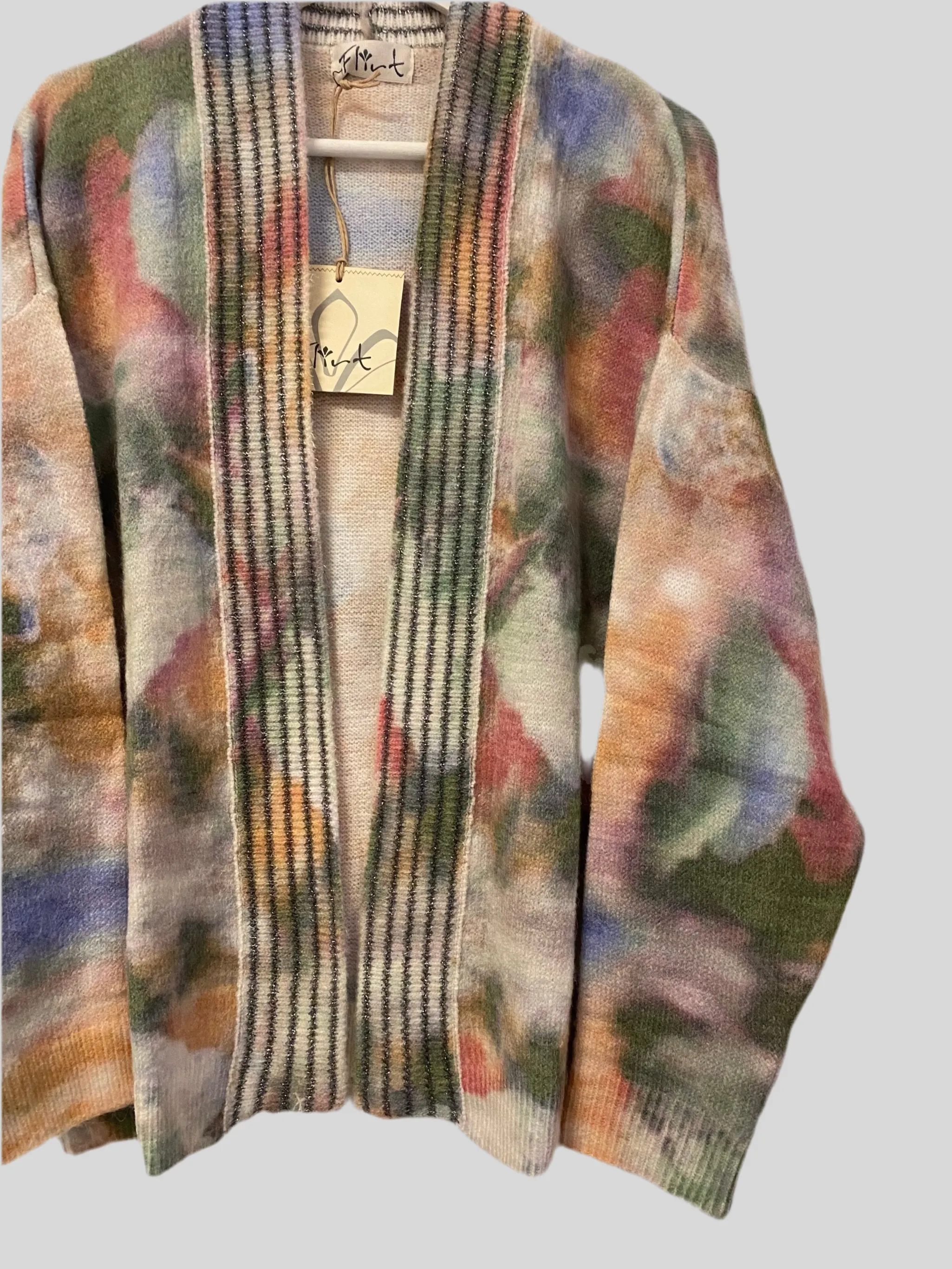 Cardigan Flirt camouflage tie dye