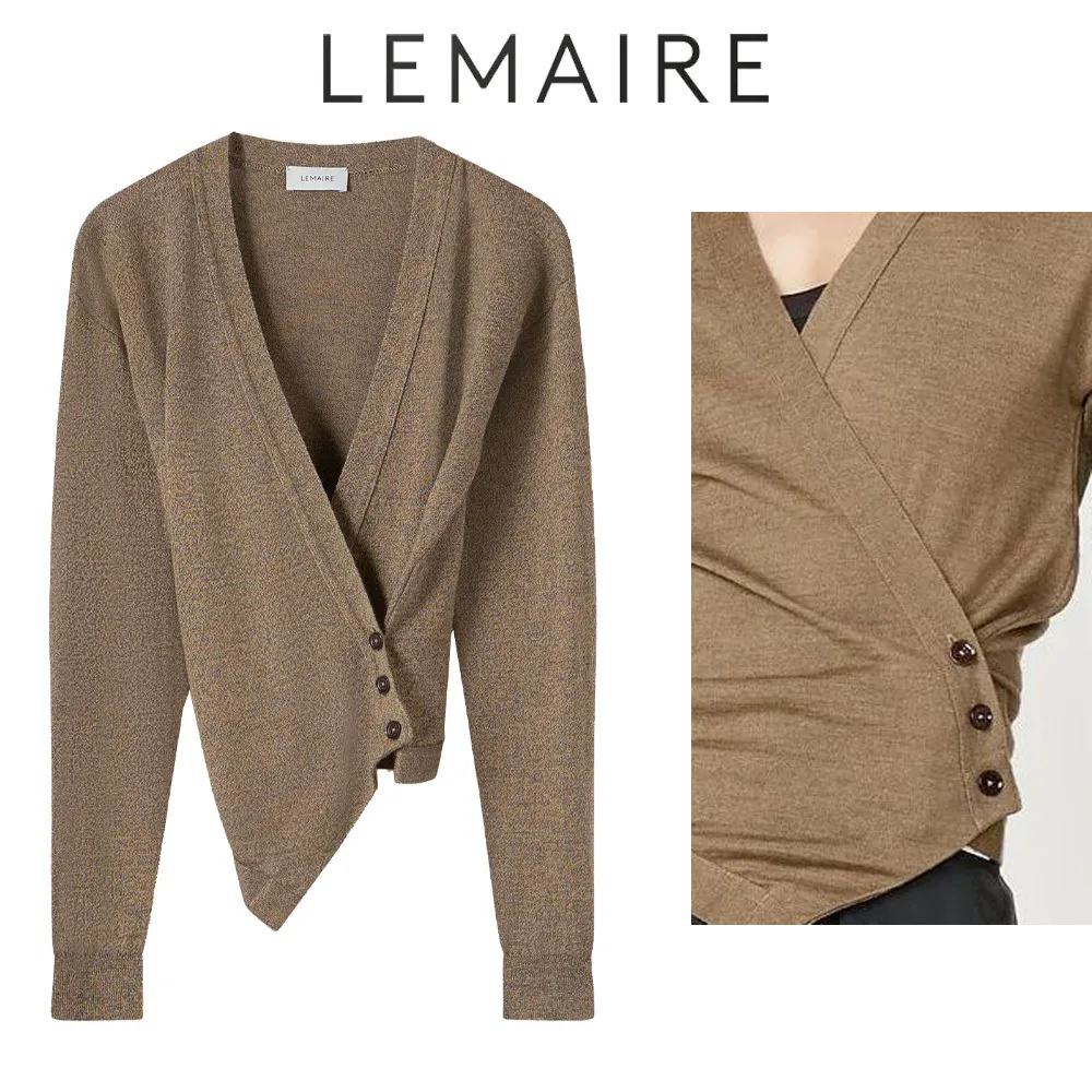 CHRISTOPHE LEMAIRE  |Wool Plain Cardigans