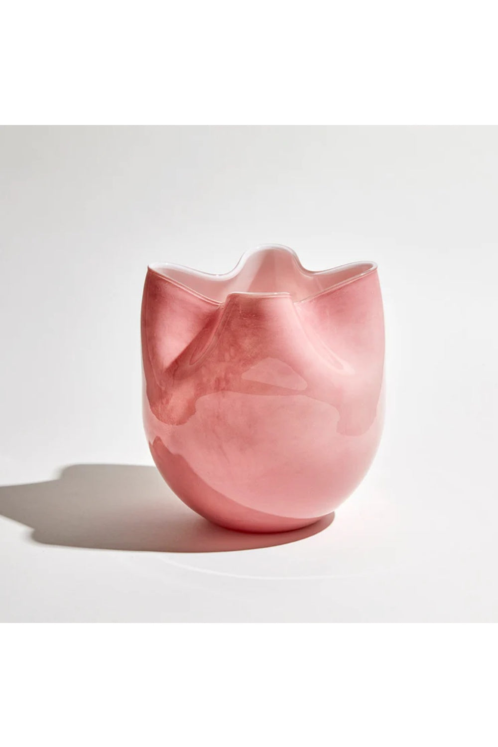 CINO FRILLED VASE PINK