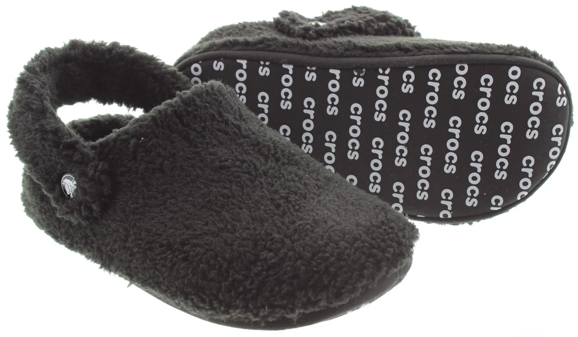 CROCS Youths Cozzzy Slippers In Black