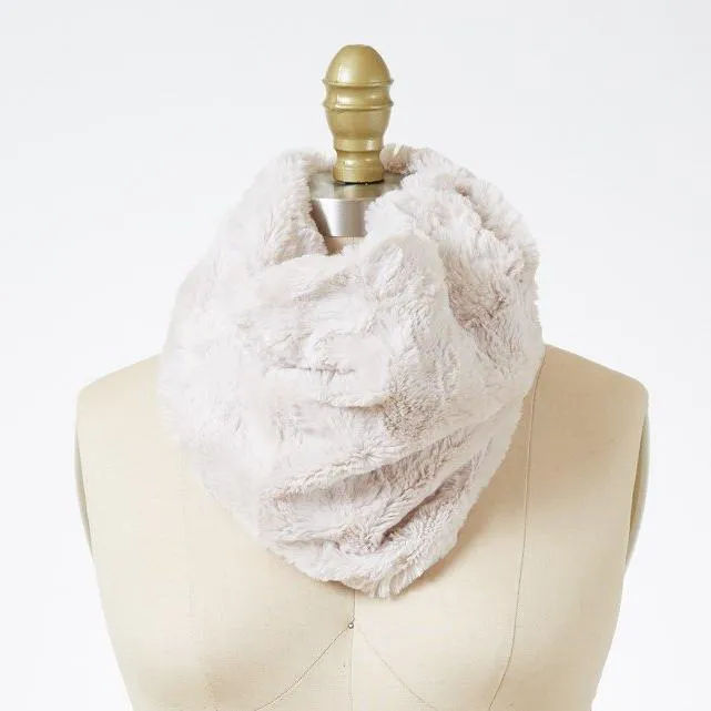 Cuddly Sand Luxury Faux Fur Neck Warmer