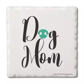 Dog Mom  – Square Single Coaster