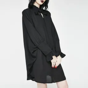 DOLLS KILL  |Casual Style Chiffon Long Sleeves Plain Oversized