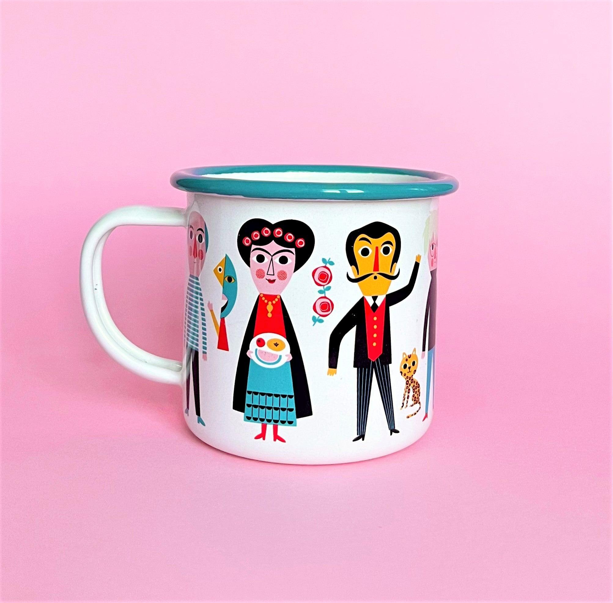 Enamel Mug Art Lover