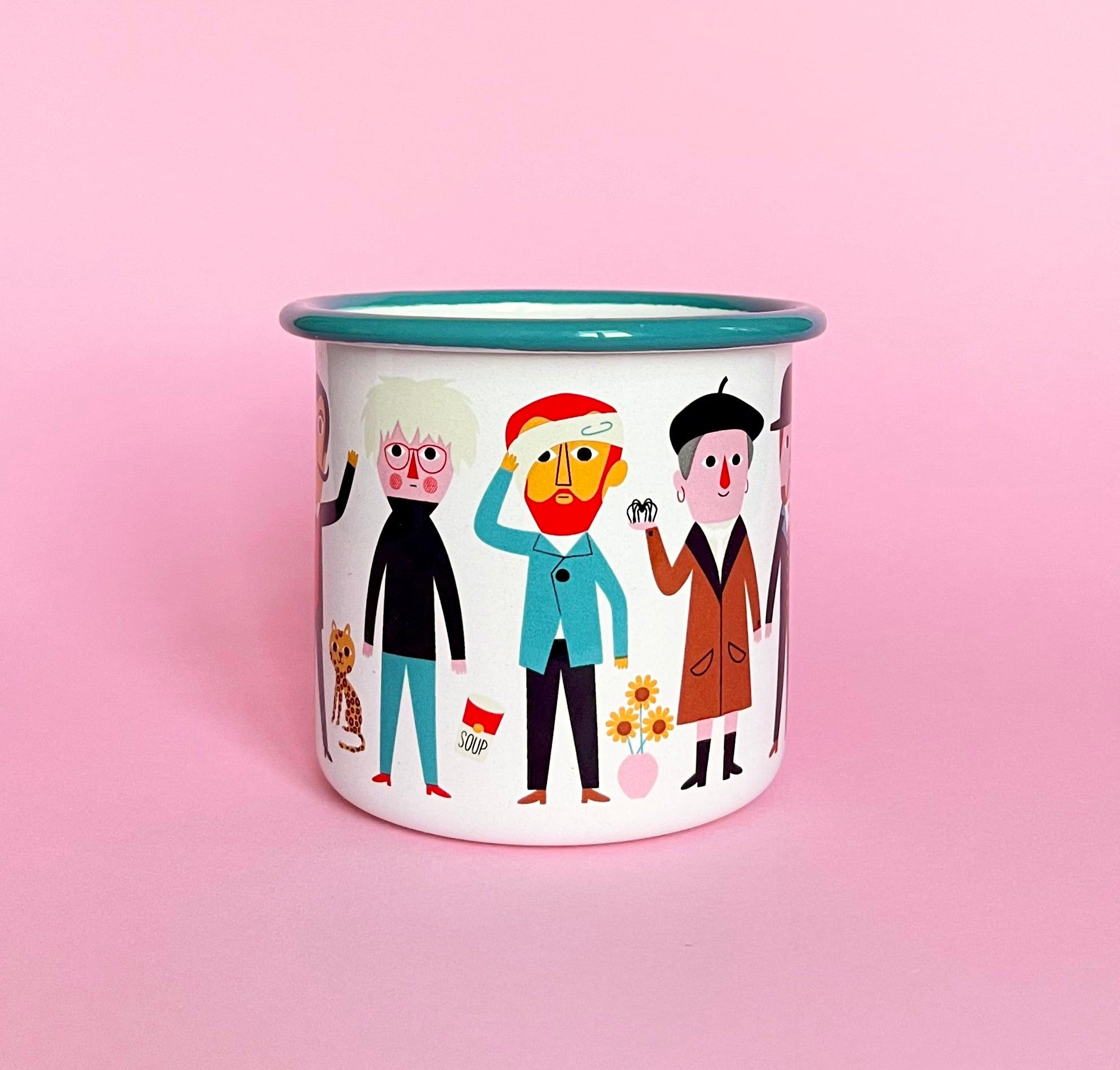 Enamel Mug Art Lover