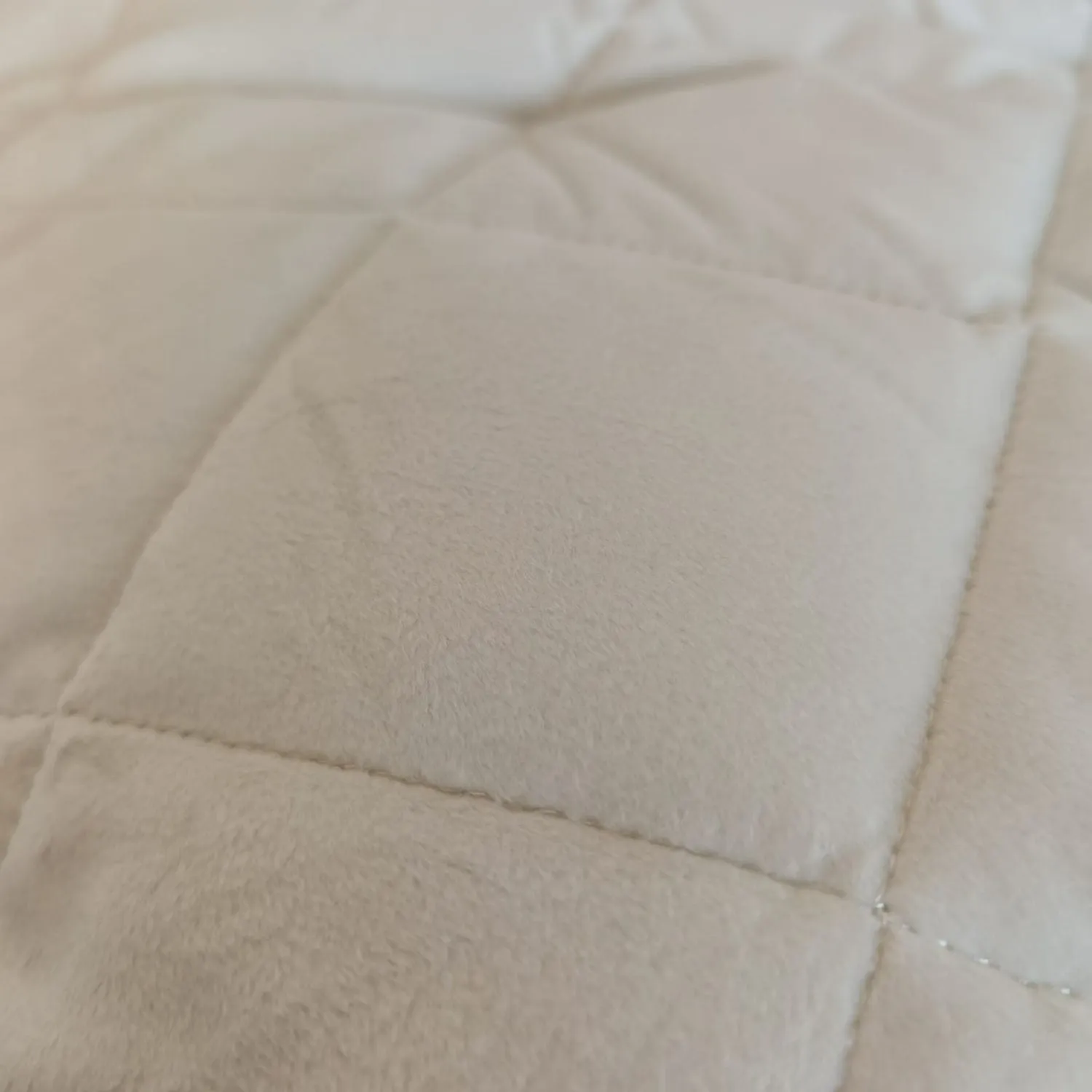 Fleece Mattress Protector - White - King Size