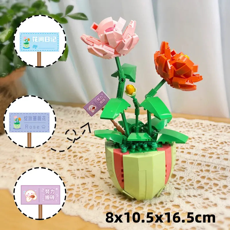 Flower Pot Building Block