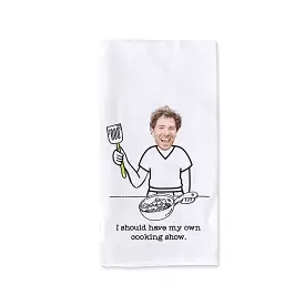 Funny Personalized Kitchen Towel for the Gourmet Cook