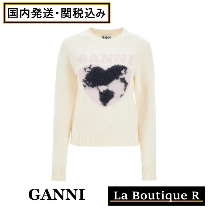 Ganni  |V-neck & Crew neck