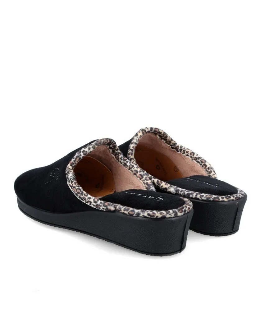 Garzón 1822.247 Women's black house slippers