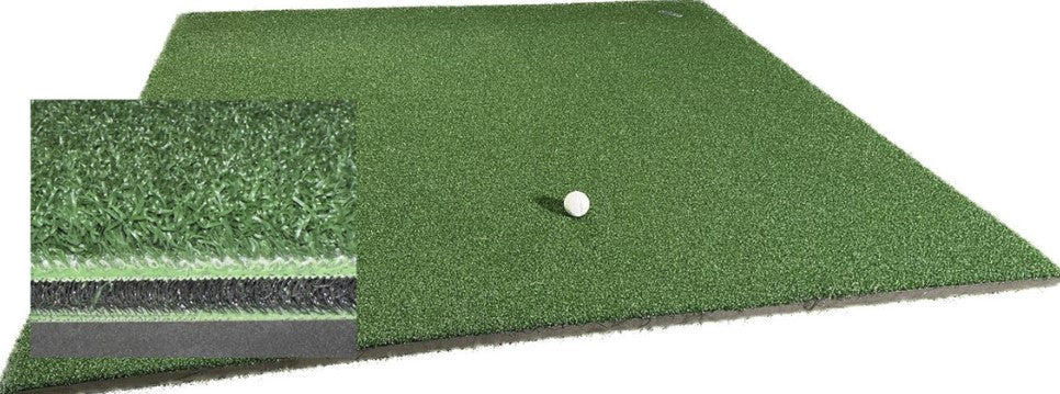 Golfbays Quad Tech Hitting Mat 1.5m x 1.5m (4'11 x 4'11)