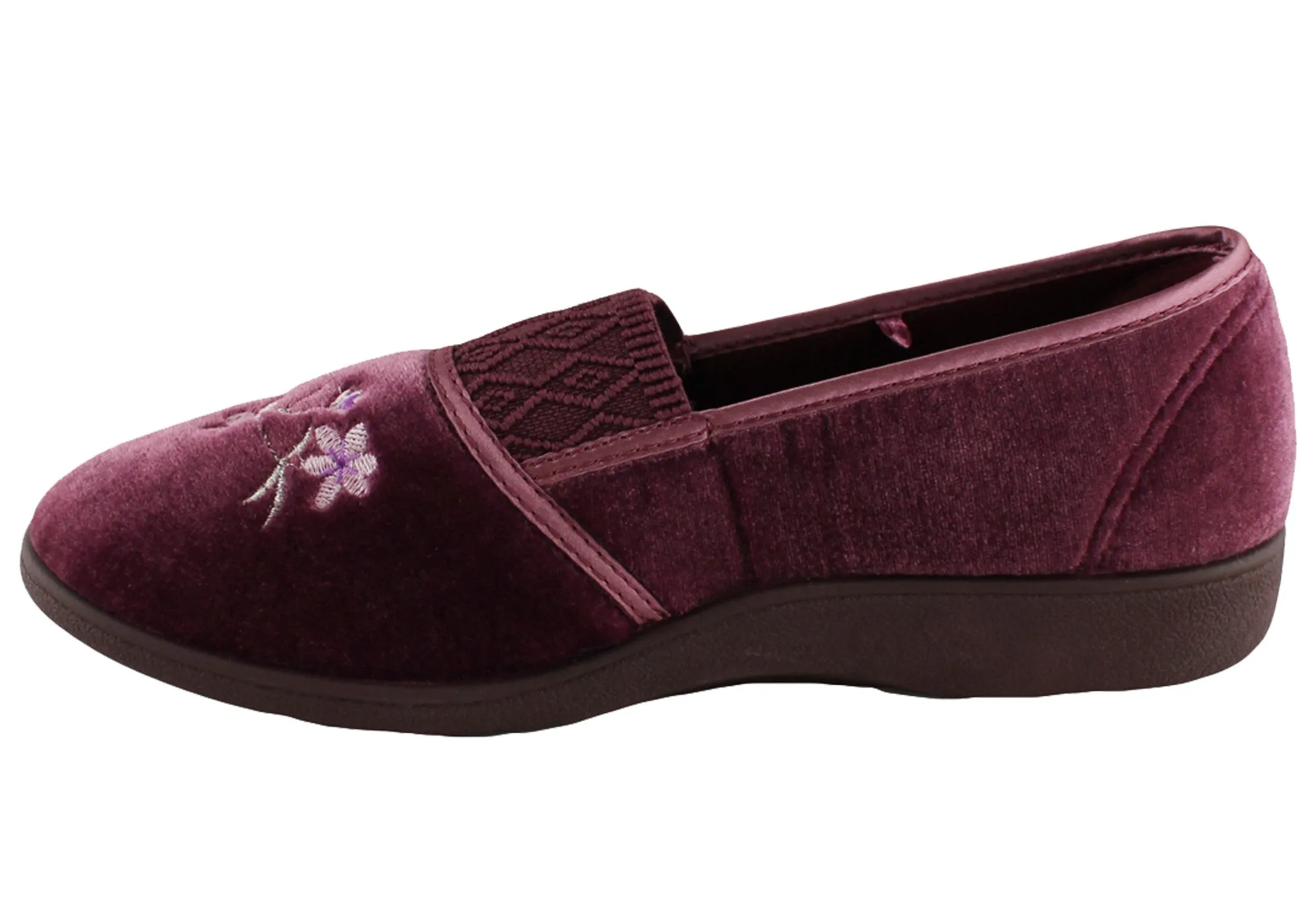 Grosby Sasha Womens Comfortable Indoor Slippers