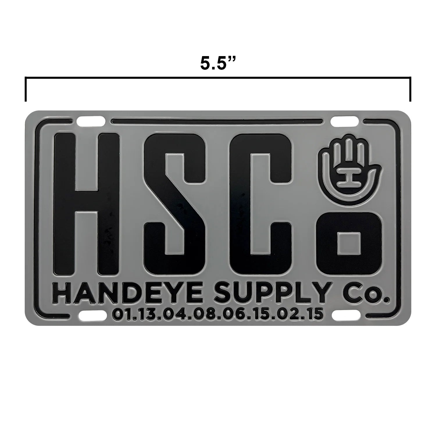 HSCO Mini License Plate