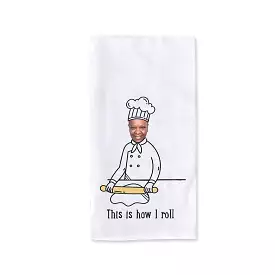 Humorous Custom Printed Kitchen Towels for the Baker