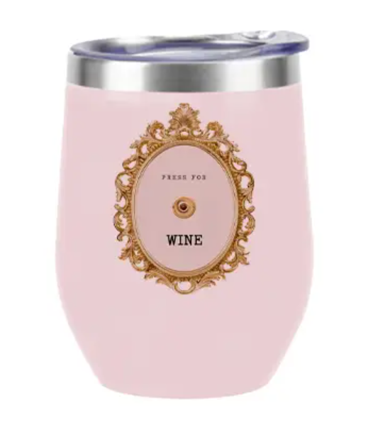 Insulated Wine Tumbler - Press For Wine