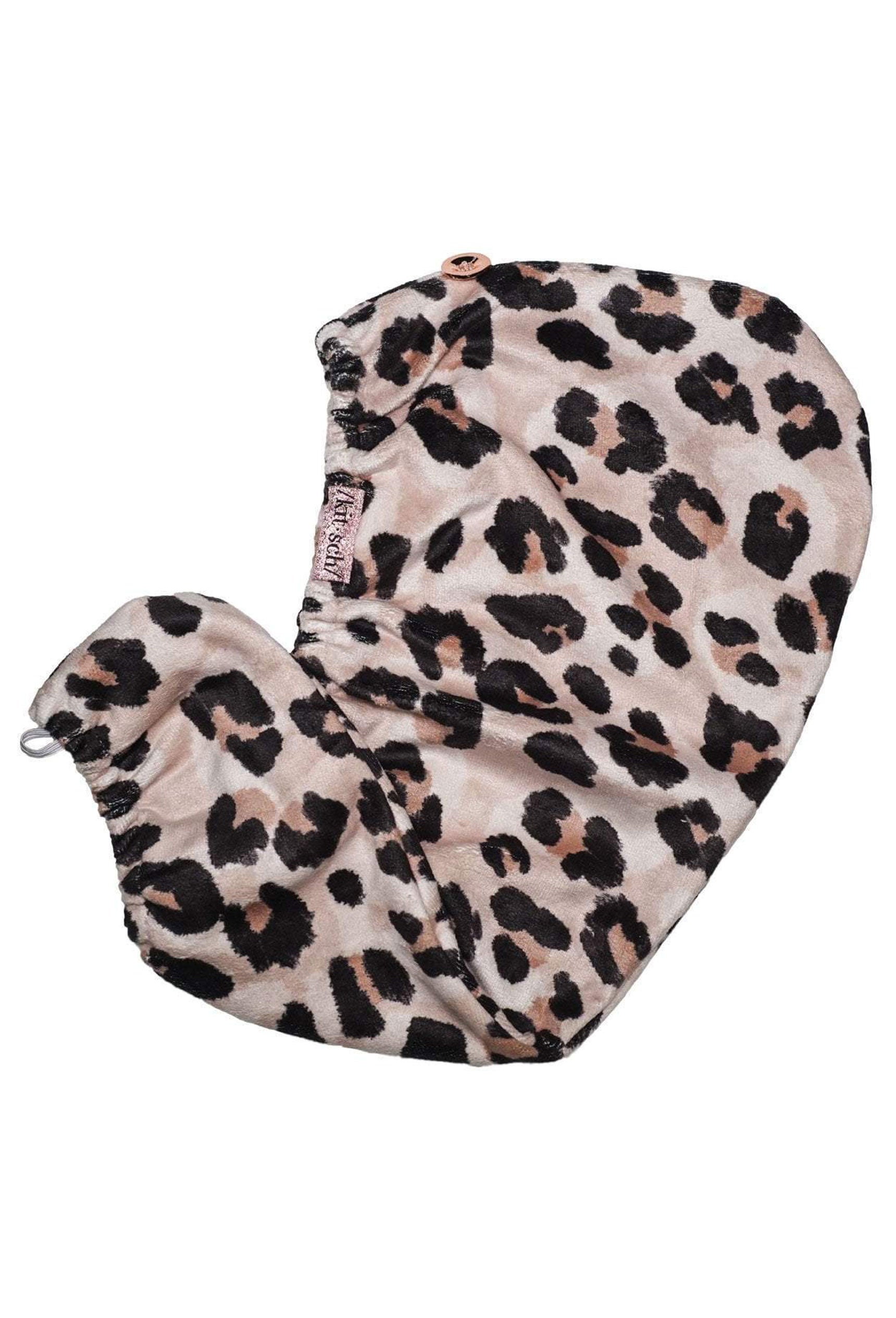 Kitsch Microfiber Hair Towel in Leopard