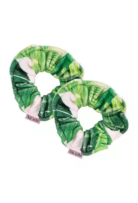 Kitsch Microfiber Towel Scrunchies in Palm Print