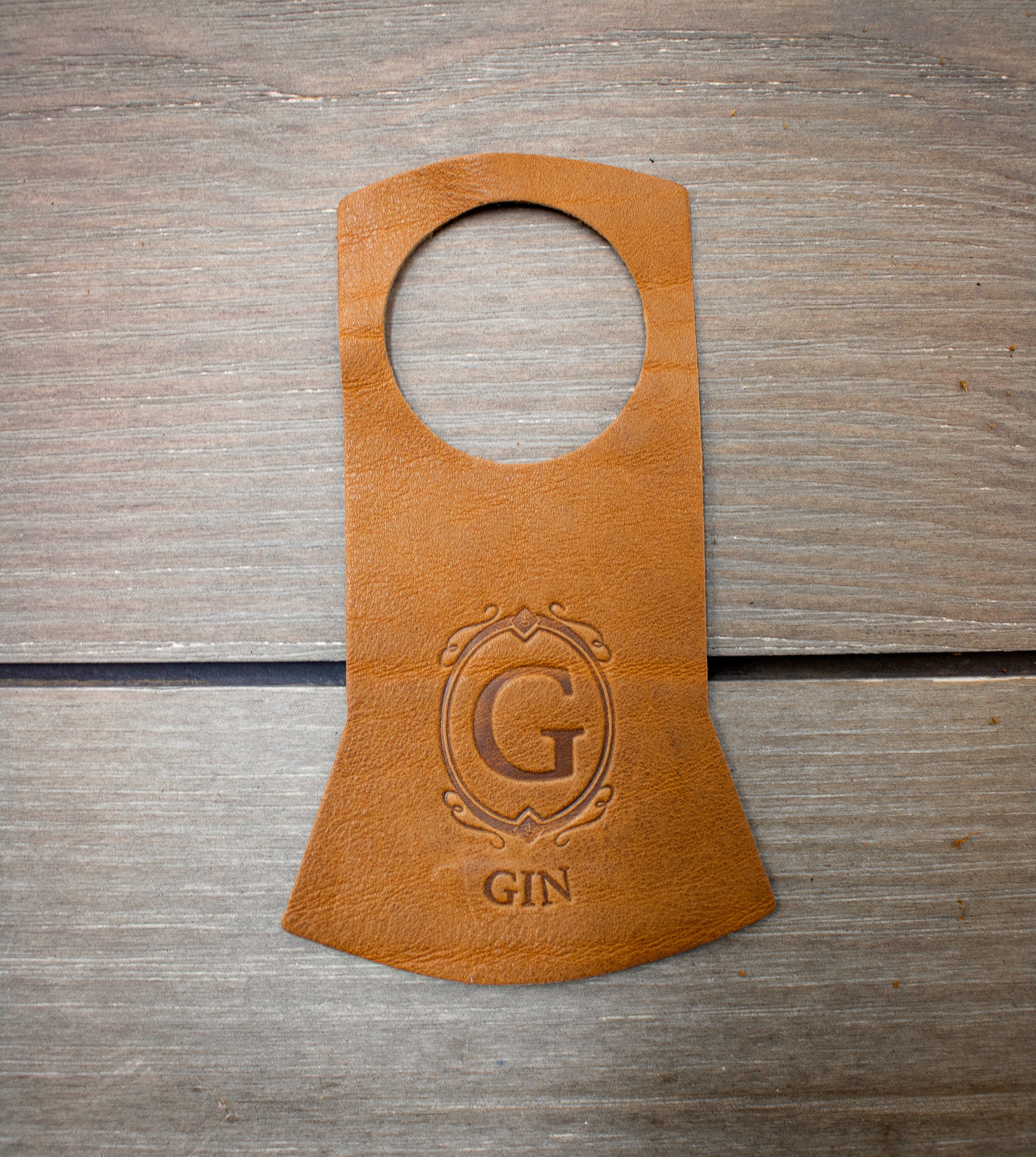 Leather Bottle Tags (Set of 4)