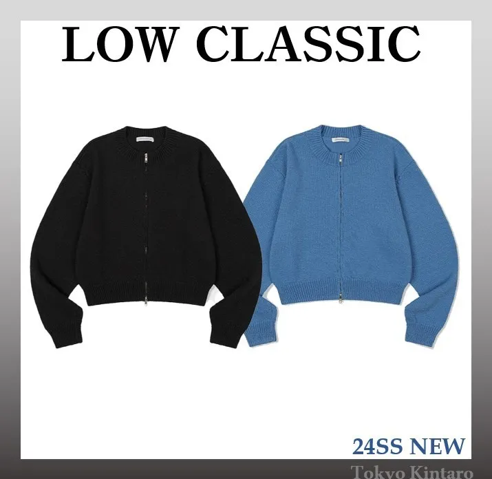 LOW CLASSIC  |Casual Style Street Style Cotton Office Style Cardigans