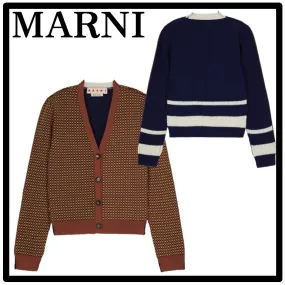 MARNI  |Casual Style Logo Cardigans