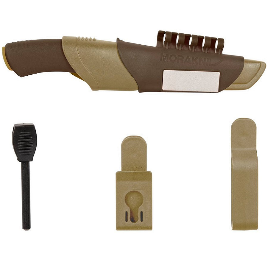 MORAKNIV BUSHCRAFT SURVIVAL DESERT - STAINLESS STEEL (SAND) (ID 13033)