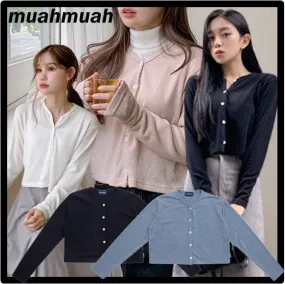 muahmuah  |Casual Style Unisex Street Style Cardigans