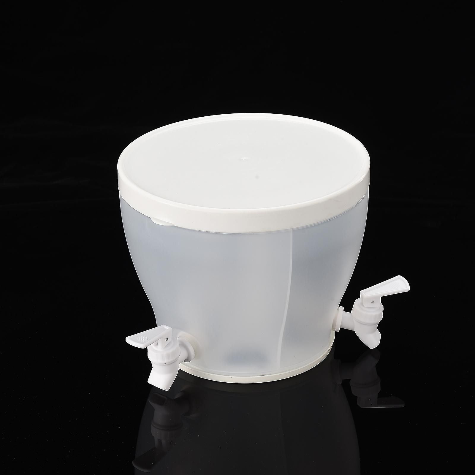 New Rotatable Cold Water Bottle Rotating Bucket PP Capacity 3.5L with Faucet Acrylic