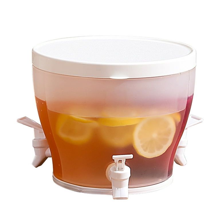 New Rotatable Cold Water Bottle Rotating Bucket PP Capacity 3.5L with Faucet Acrylic