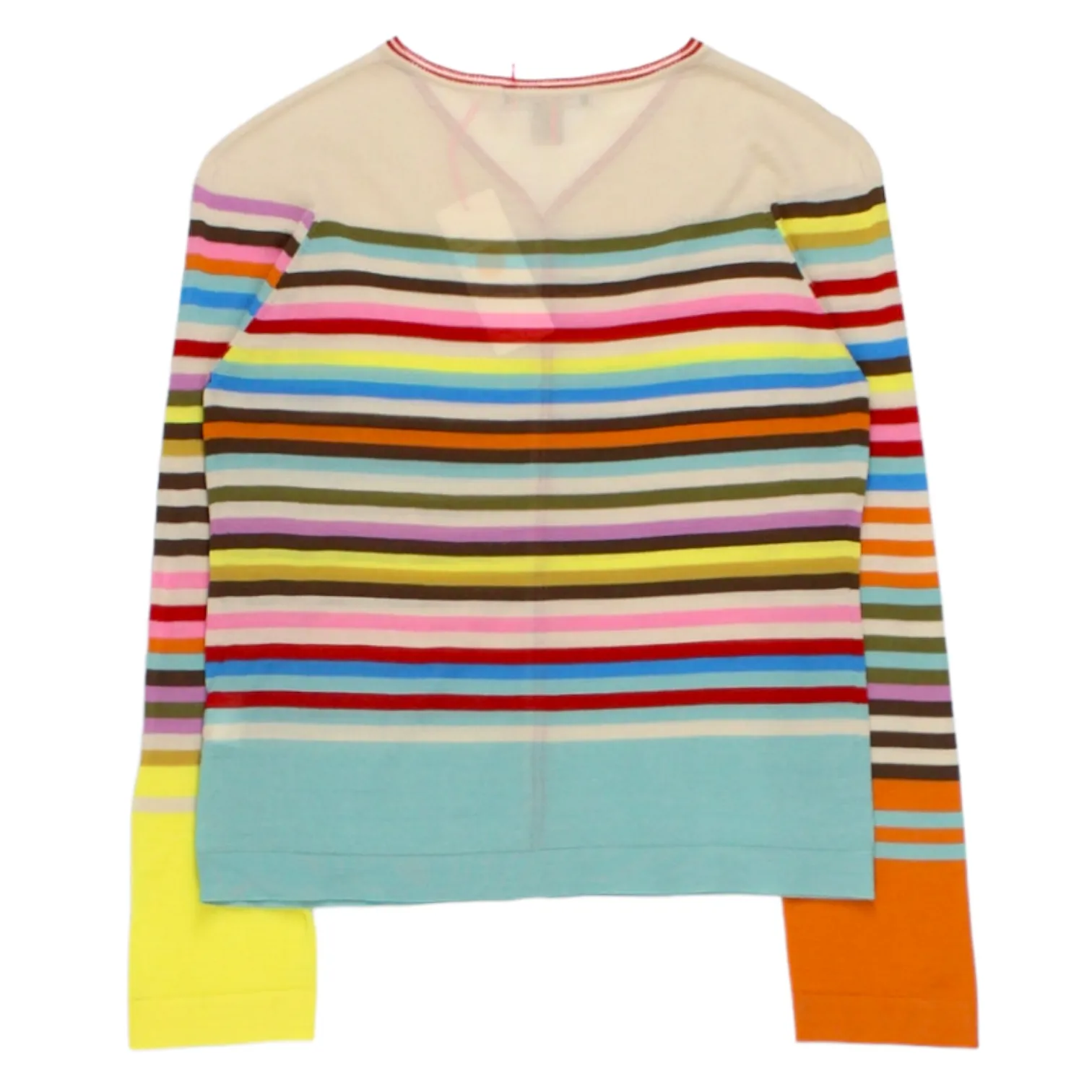 Orla Kiely Cream/Multi Striped Cardigan