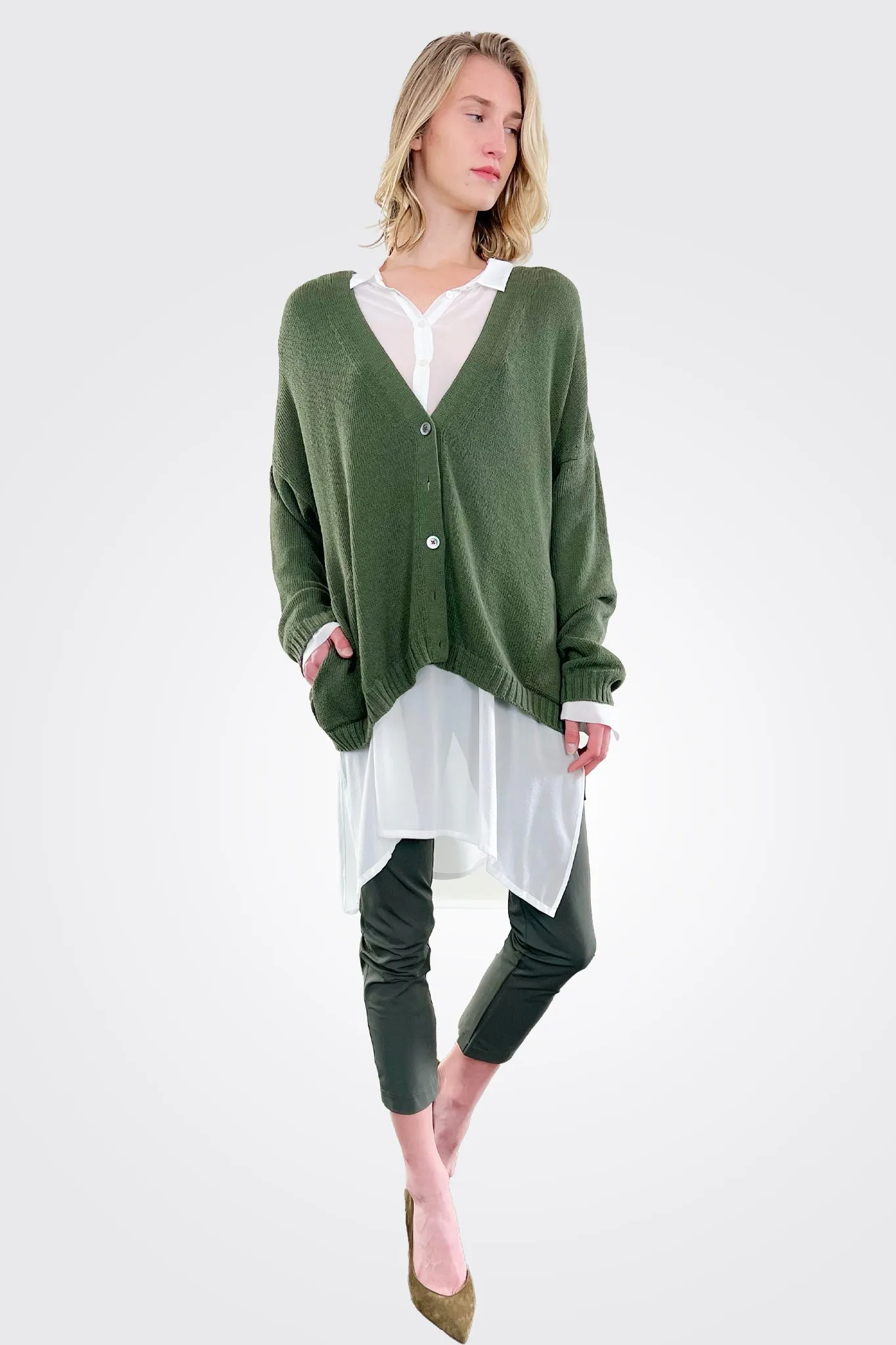 Oversize Cardigan - Olivio